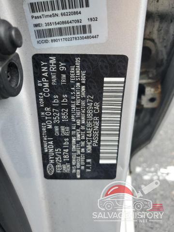 KMHCT4AE8FU889472 2015 HYUNDAI ACCENT photo no. 12