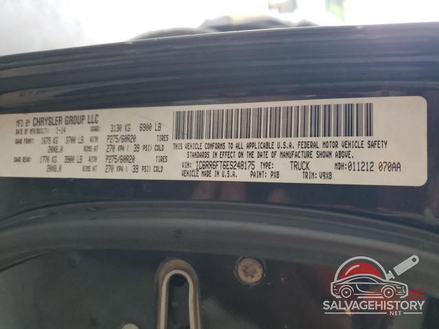 1C6RR6FT6ES248175 2014 RAM 1500 photo no. 12