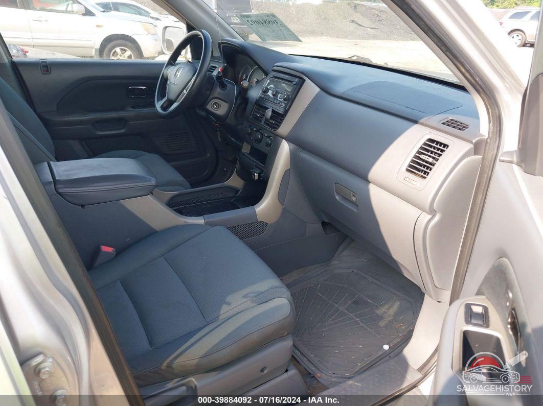 5FNYF28218B017857 2008 HONDA PILOT photo no. 5