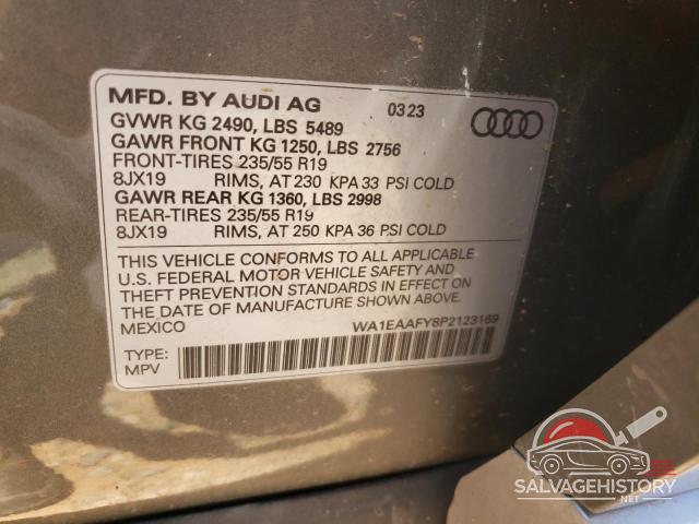 WA1EAAFY8P2123169 2023 AUDI Q5 photo no. 12