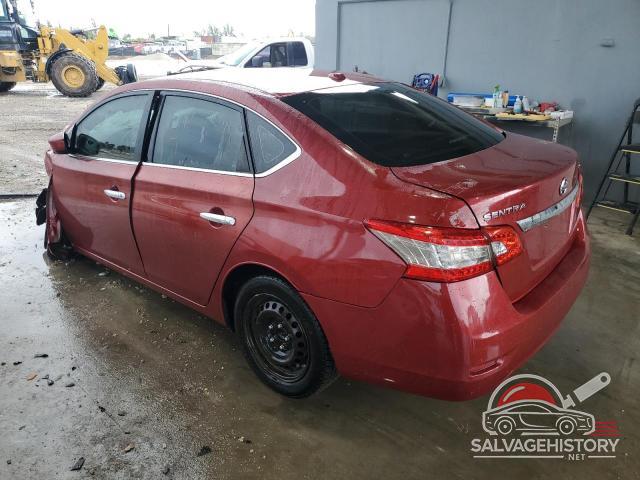 3N1AB7AP5FY214244 2015 NISSAN SENTRA photo no. 2