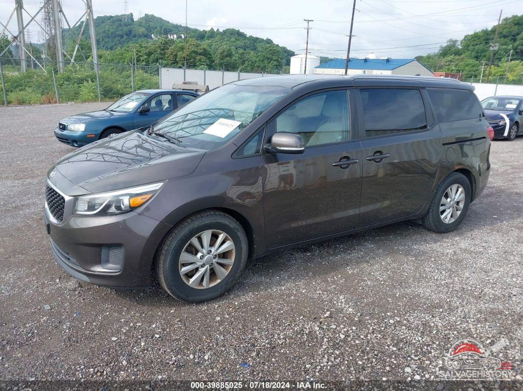 KNDMB5C1XG6129125 2016 KIA SEDONA photo no. 2