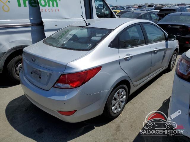 KMHCT4AE0GU960911 2016 HYUNDAI ACCENT photo no. 3