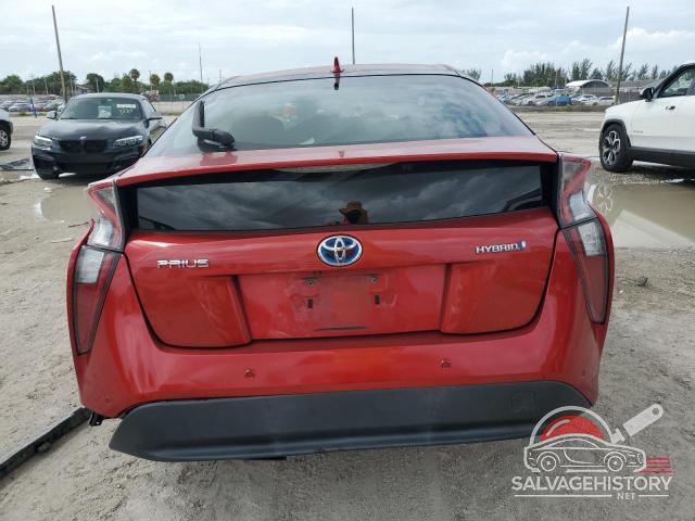 JTDKBRFU9J3587400 2018 TOYOTA PRIUS photo no. 6