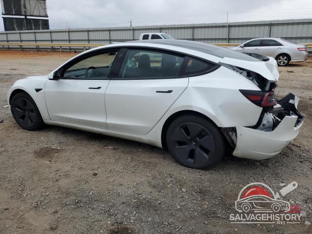 5YJ3E1EB7MF847992 2021 TESLA MODEL 3 photo no. 2