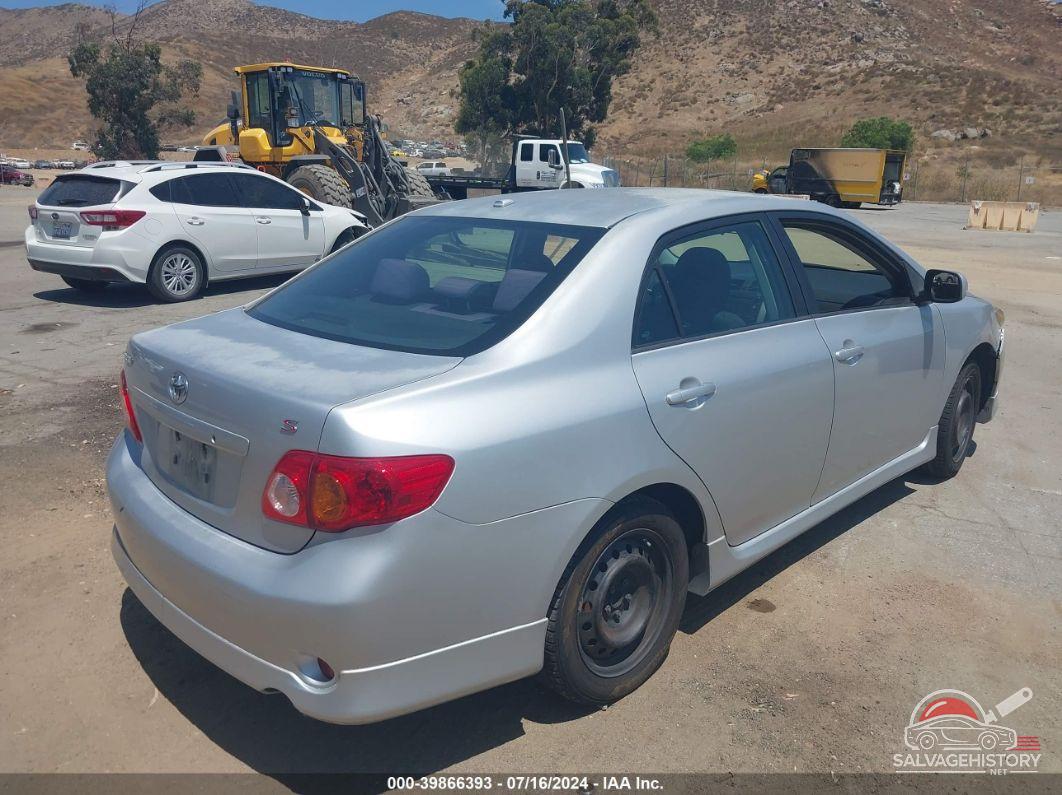 1NXBU40EX9Z098648 2009 TOYOTA COROLLA photo no. 4