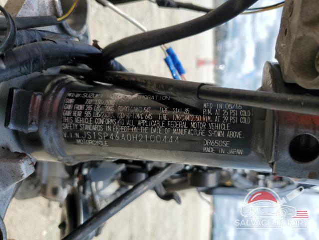 JS1SP46A0H2100444 2017 SUZUKI DIRTBIKE photo no. 9