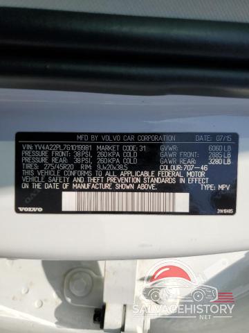 YV4A22PL7G1019981 2016 VOLVO XC90 photo no. 13