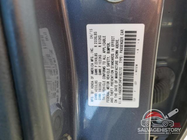 1HGCR2F34FA162170 2015 HONDA ACCORD photo no. 12