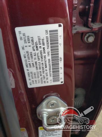 1HGCP2F85AA007069 2010 HONDA ACCORD photo no. 12