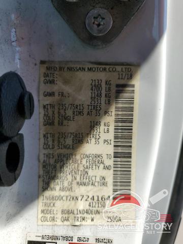 1N6BD0CT2KN724164 2019 NISSAN FRONTIER photo no. 12
