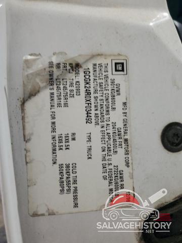 1GCGK24R0XF034492 1999 CHEVROLET GMT photo no. 12