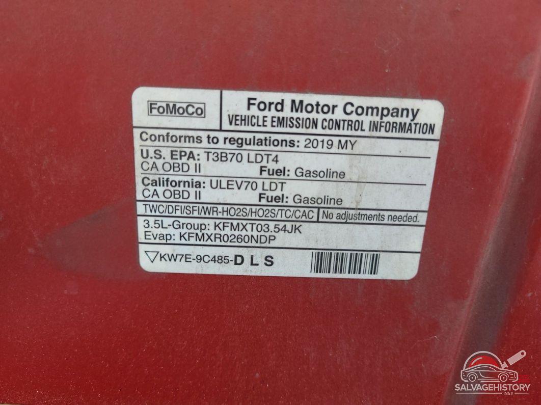 1FTEW1C48KKD52078 2019 FORD F150 photo no. 8