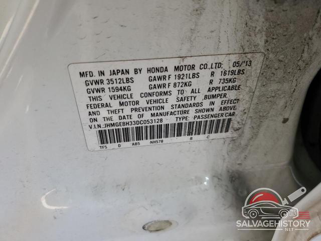 JHMGE8H33DC053128 2013 HONDA FIT photo no. 13