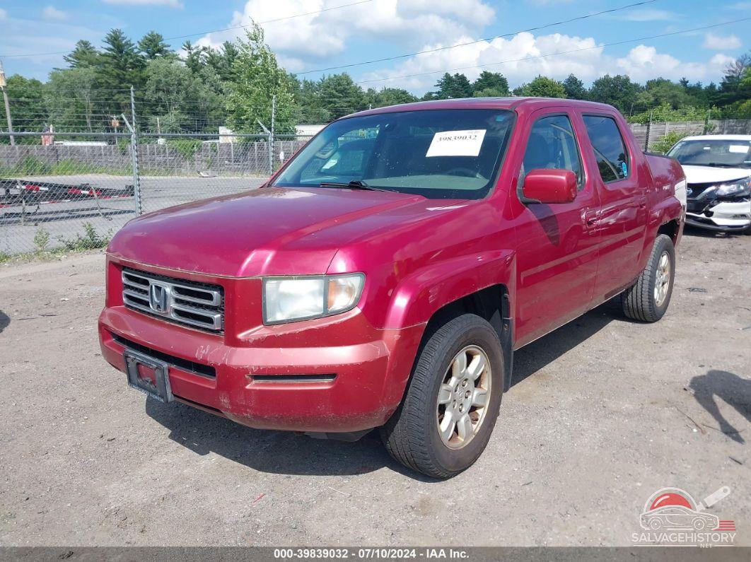 2HJYK16586H542307 2006 HONDA RIDGELINE photo no. 2