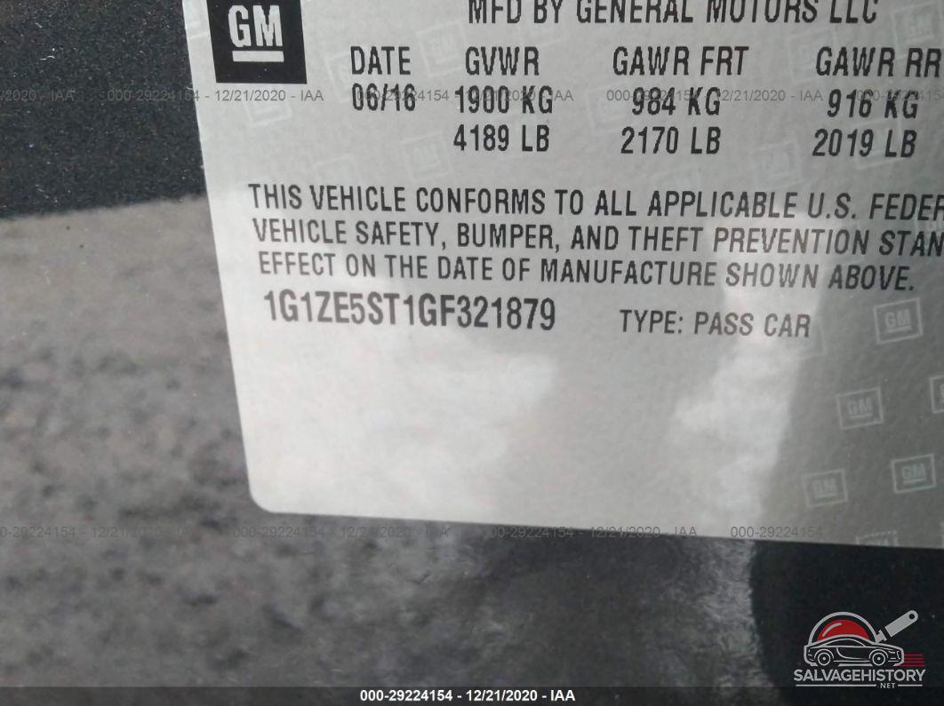 1G1ZE5ST1GF321879 2016 CHEVROLET MALIBU photo no. 9