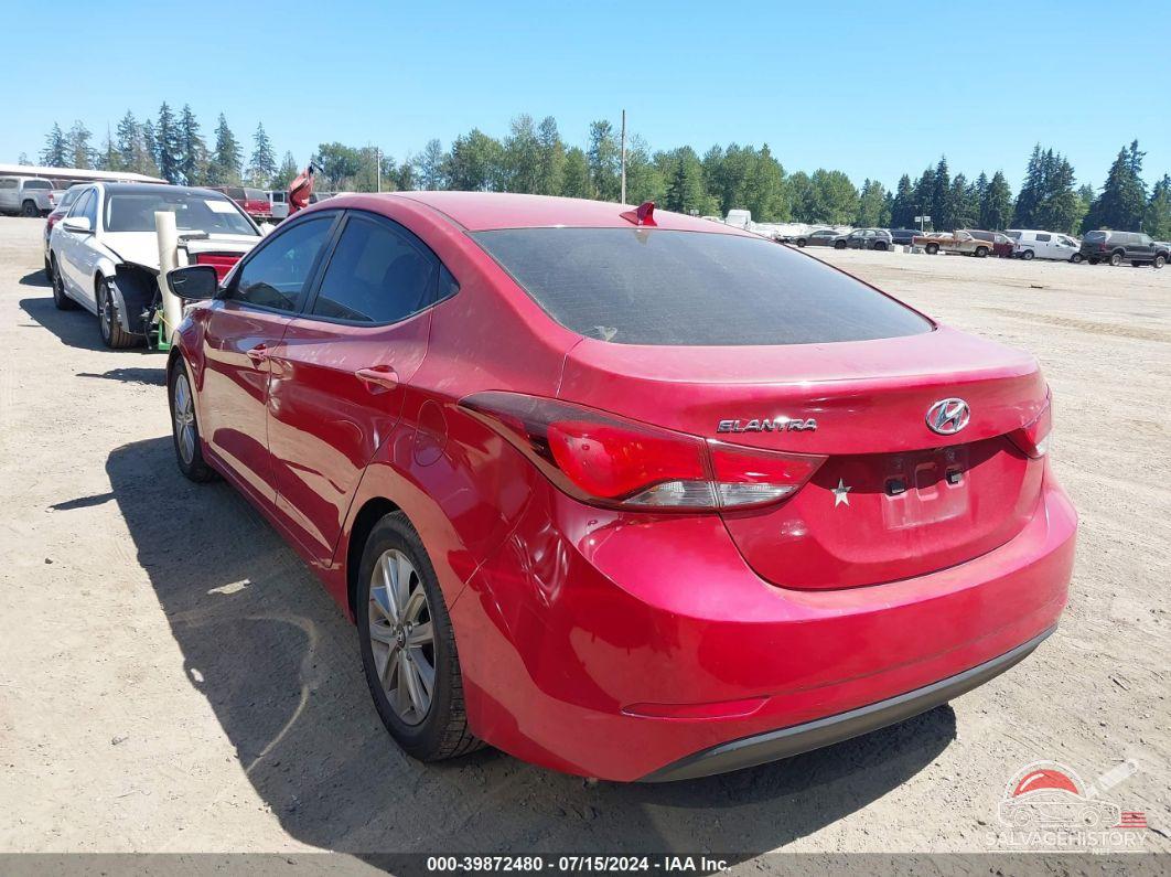 KMHDH4AEXFU412399 2015 HYUNDAI ELANTRA photo no. 3