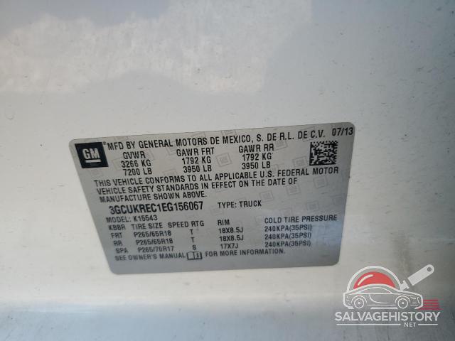 3GCUKREC1EG156067 2014 CHEVROLET ALL Models photo no. 13