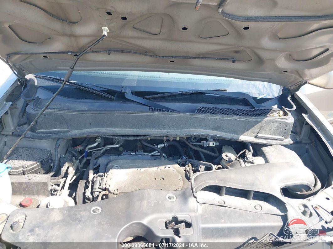 5FNYF4H58AB039625 2010 HONDA PILOT photo no. 10