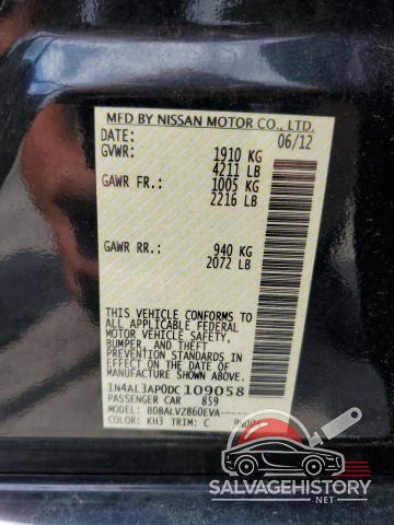 1N4AL3AP0DC109058 2013 NISSAN ALTIMA photo no. 12