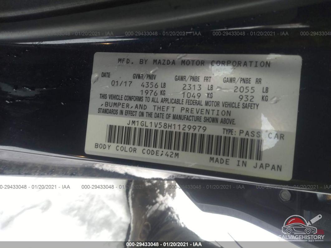 JM1GL1V58H1129979 2017 MAZDA MAZDA6 photo no. 9