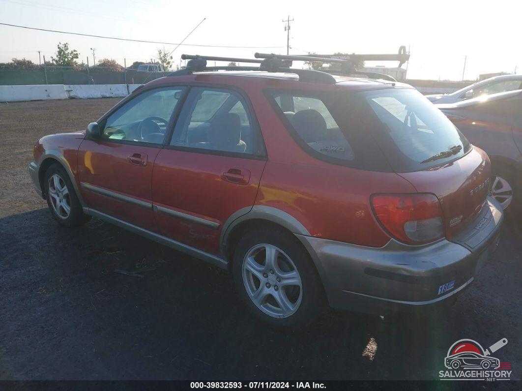 JF1GG68523G805738 2003 SUBARU IMPREZA OUTBACK SPORT photo no. 3