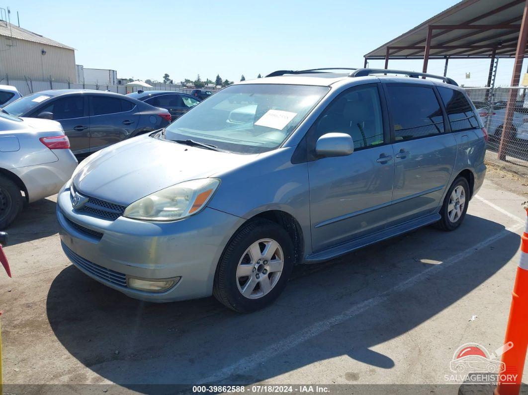 5TDZA22CX4S106837 2004 TOYOTA SIENNA photo no. 2