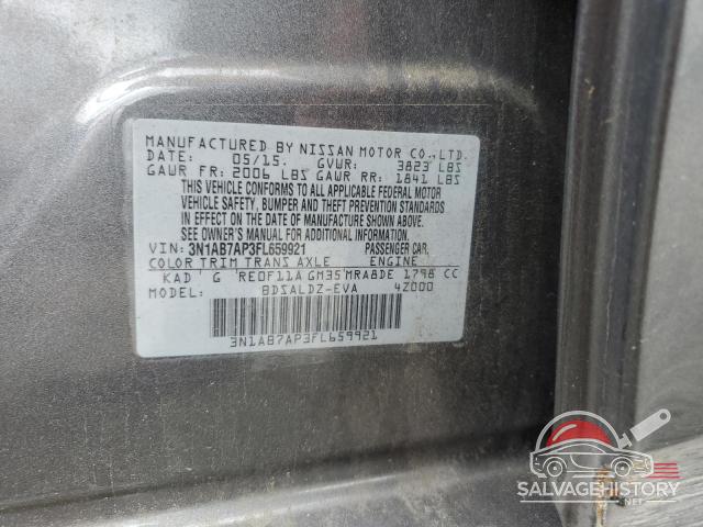 3N1AB7AP3FL659921 2015 NISSAN SENTRA photo no. 12