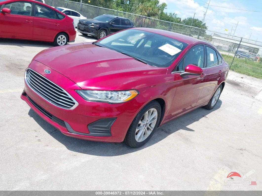 3FA6P0HD6KR246184 2019 FORD FUSION photo no. 2