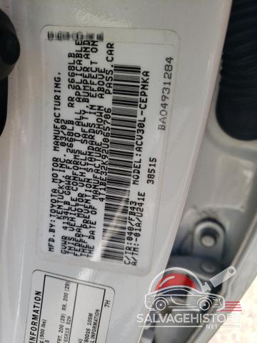 4T1BE32K92U065706 2002 TOYOTA CAMRY photo no. 12