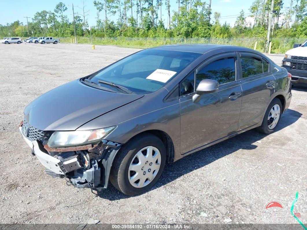 19XFB2F54DE047869 2013 HONDA CIVIC photo no. 2