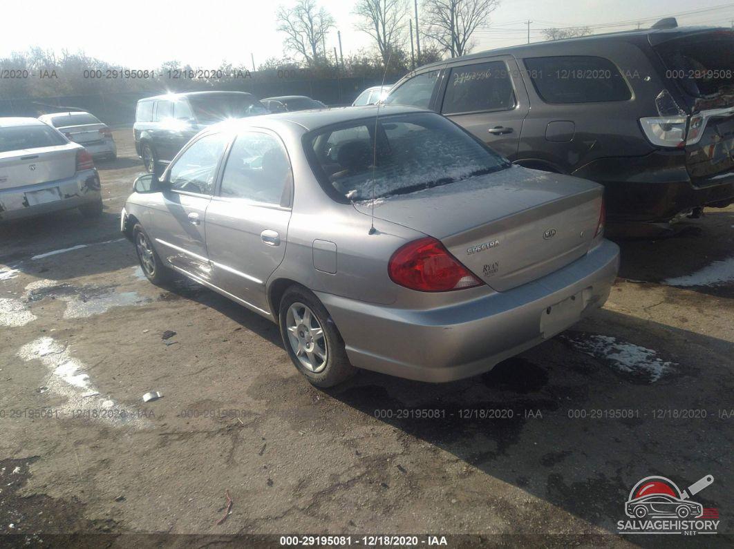 KNAFB121945308516 2004 KIA SPECTRA photo no. 3