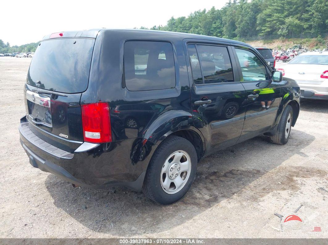 5FNYF4H23EB024428 2014 HONDA PILOT photo no. 4
