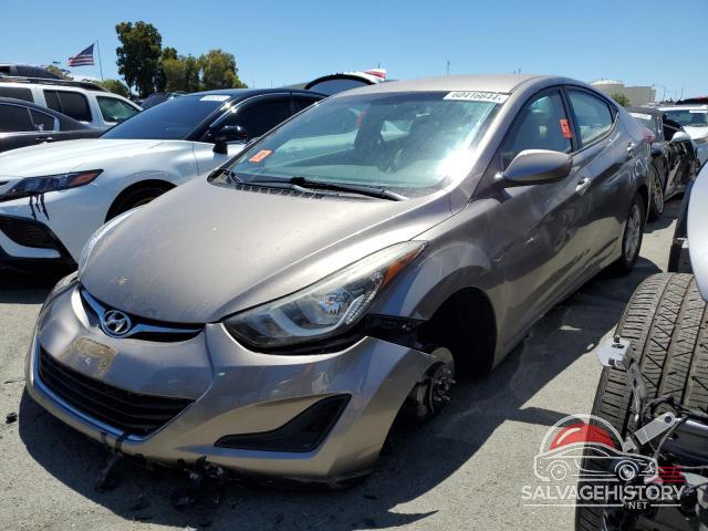 5NPDH4AEXEH500396 2014 HYUNDAI ELANTRA photo no. 2