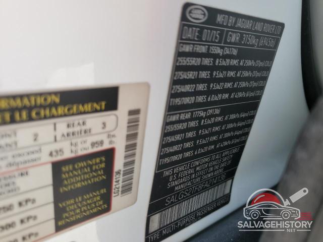SALGS2TF8FA214136 2015 LAND ROVER RANGEROVER photo no. 12