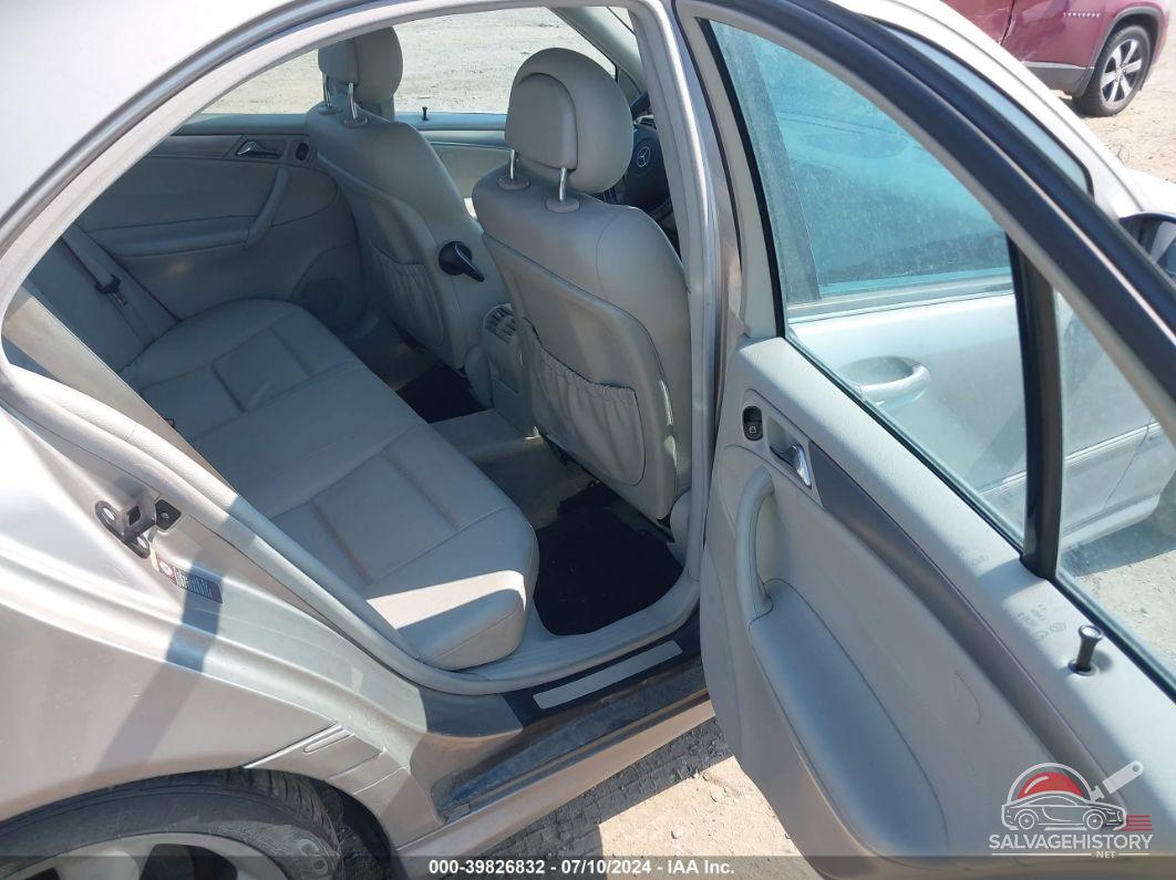 WDBRF40J05F711092 2005 MERCEDES-BENZ C 230 photo no. 8