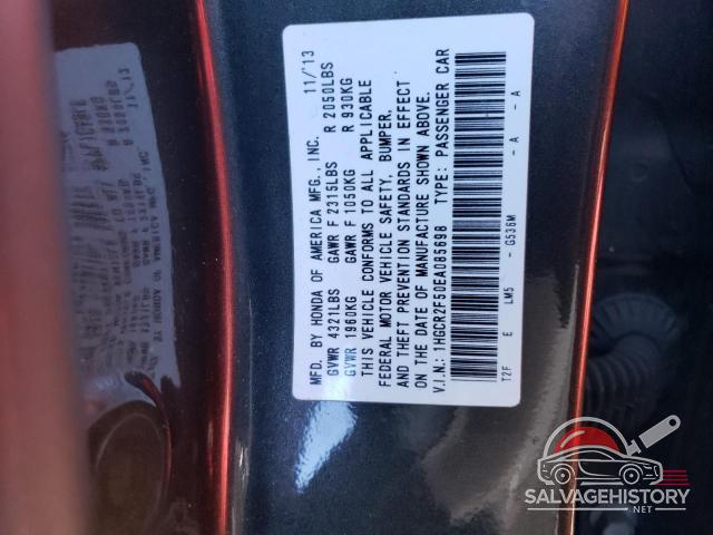 1HGCR2F50EA085698 2014 HONDA ACCORD photo no. 12
