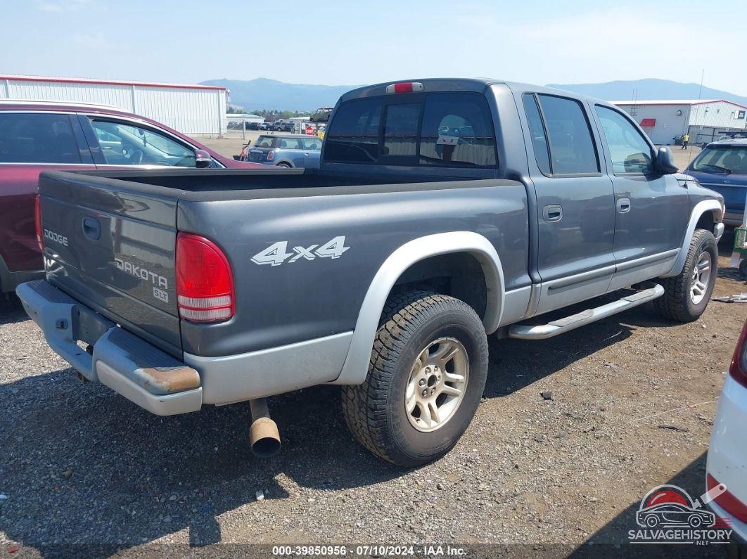 1D7HG48N64S504851 2004 DODGE DAKOTA photo no. 4
