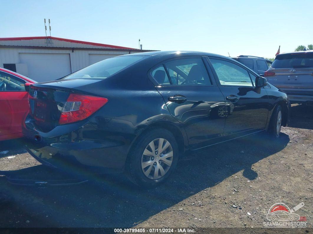 19XFB2F58CE046271 2012 HONDA CIVIC photo no. 4