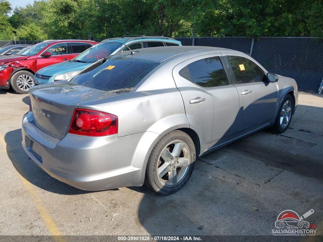 1C3CDZAB6DN630253 2013 DODGE AVENGER photo no. 4