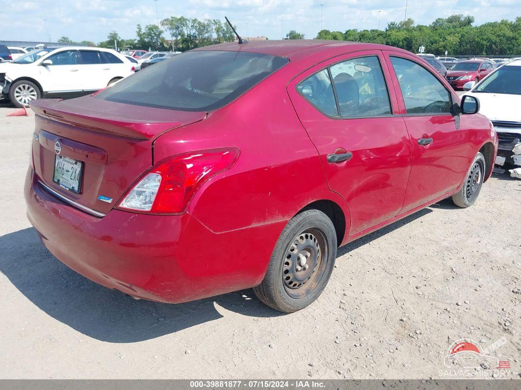 3N1CN7AP9EL865338 2014 NISSAN VERSA photo no. 4