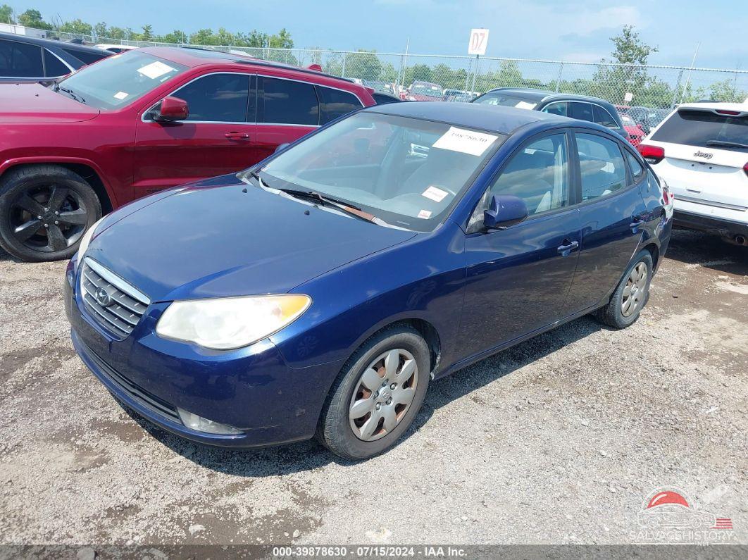 KMHDU46D17U038374 2007 HYUNDAI ELANTRA photo no. 2