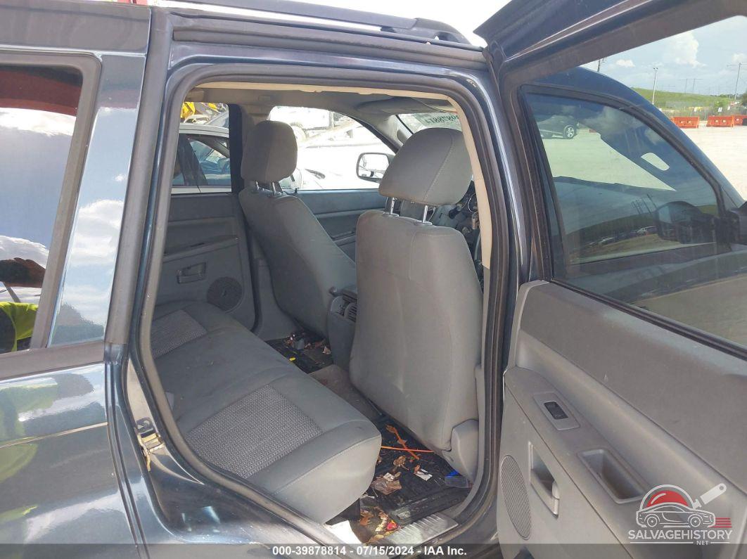 1J8GS48KX7C544996 2007 JEEP GRAND CHEROKEE photo no. 8