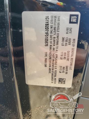 1G1YB2D71F5105876 2015 CHEVROLET CORVETTE photo no. 12