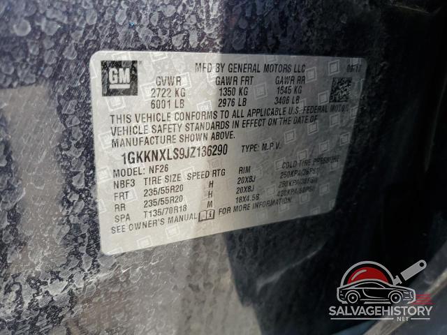 1GKKNXLS9JZ136290 2018 GMC ACADIA DEN photo no. 13