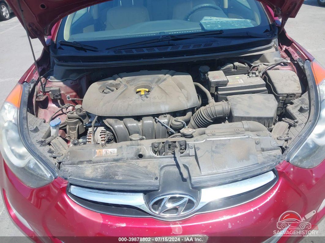 5NPDH4AE3DH241622 2013 HYUNDAI ELANTRA photo no. 10