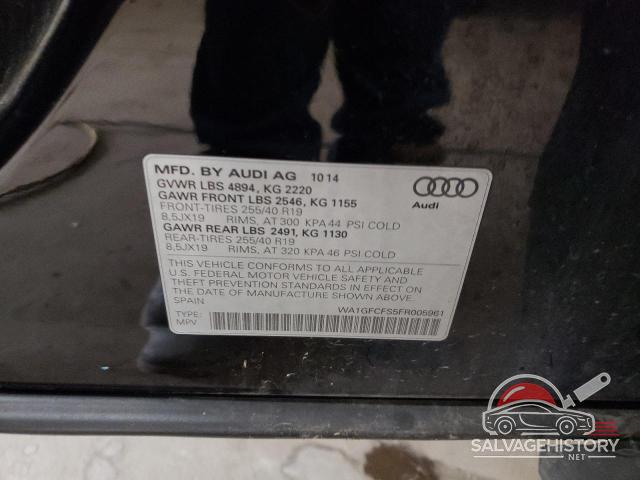 WA1GFCFS5FR005961 2015 AUDI Q3 photo no. 13