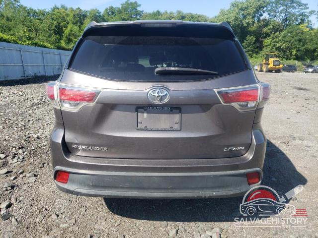 5TDBKRFH0FS195687 2015 TOYOTA HIGHLANDER photo no. 6