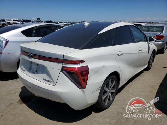 JTDBVRBD5KA006341 2019 TOYOTA MIRAI photo no. 3