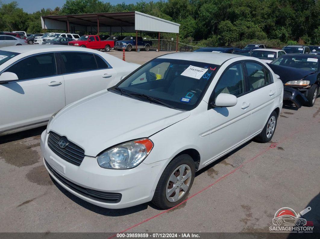 KMHCN4AC6AU530672 2010 HYUNDAI ACCENT photo no. 2